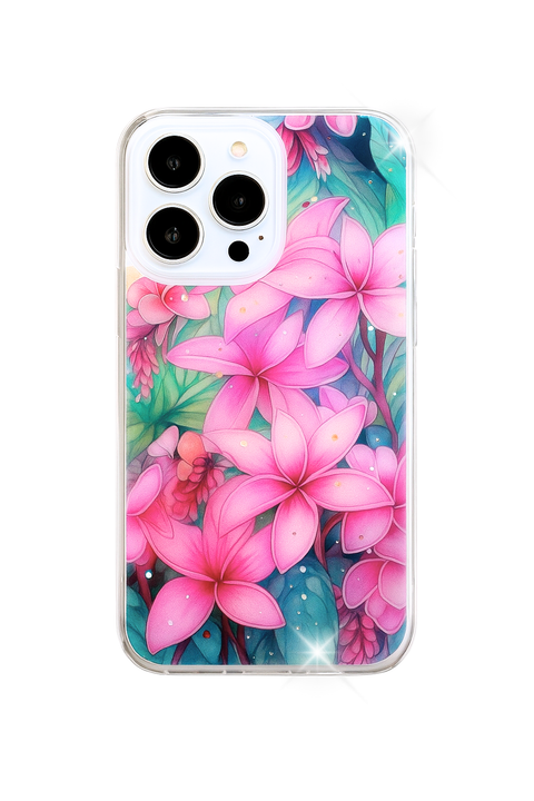 Pink Plumerias